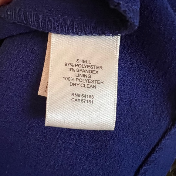 Blue v-neck cocktail dress (Eliza J) size 4 - Picture 4 of 4